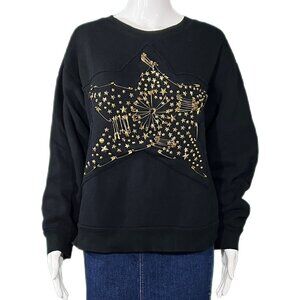 PRE-OWNED - Free People Star Safety Pin Sweatshirt